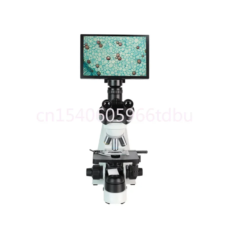 

Integrated Trinocular Biological Microscope Wide-Angle Eyepiece Stereo Microscope Photography Biological Bacteria Magnifying