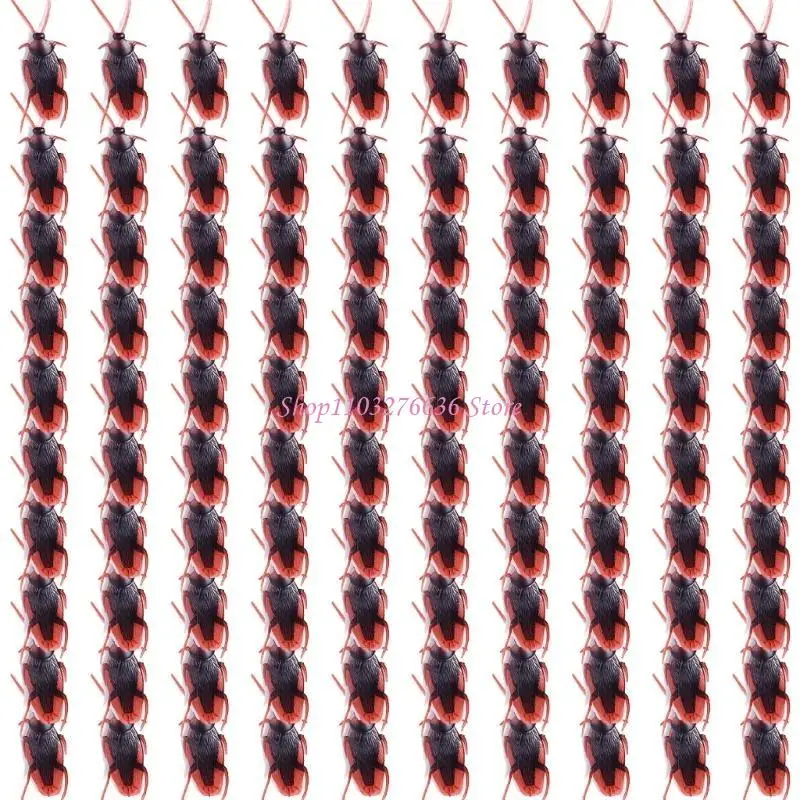 R6FD 100 Pieces Novelty False Insect Set With Centipedes Roaches Scorpions For Party Fun And Prank Jokes