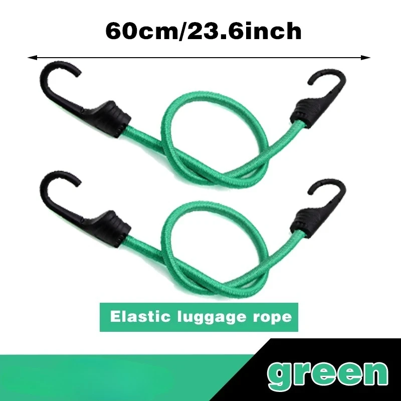 4Pcs Elasticity Hook Rope Elastic Luggage Rope Motorcycle Cargo Strap Luggage Bundle Elastic Fastening Socket Tool Elast