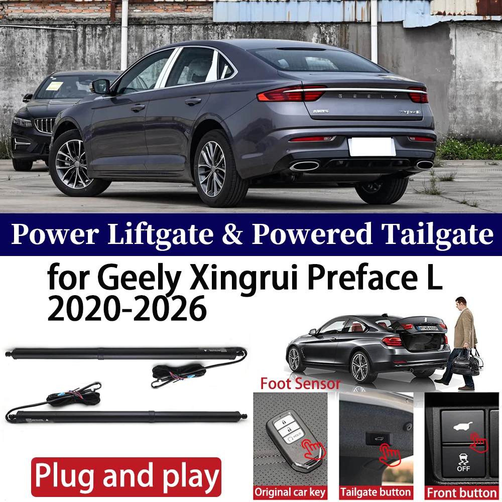 

ZhuCamX for Geely Xingrui Preface L 2020-2026Car Auto Power Electric Tailgate Liftgate Lift Trunk Closer System Boot Lift Motor