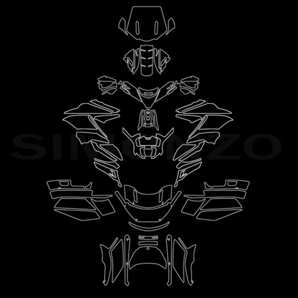 For Honda Gold Wing GL1800 2023-2024 PPF TPU Paint Protection Film Anti-Scratch Self-Healing Transparent Invisible Protective