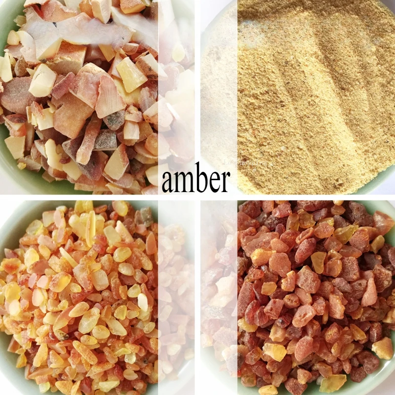 20g/50g Amber Baltic Beeswax Amber Powder Raw Material for Making Perfume Sachet Electric Incense Purifying Air and Calming Mind