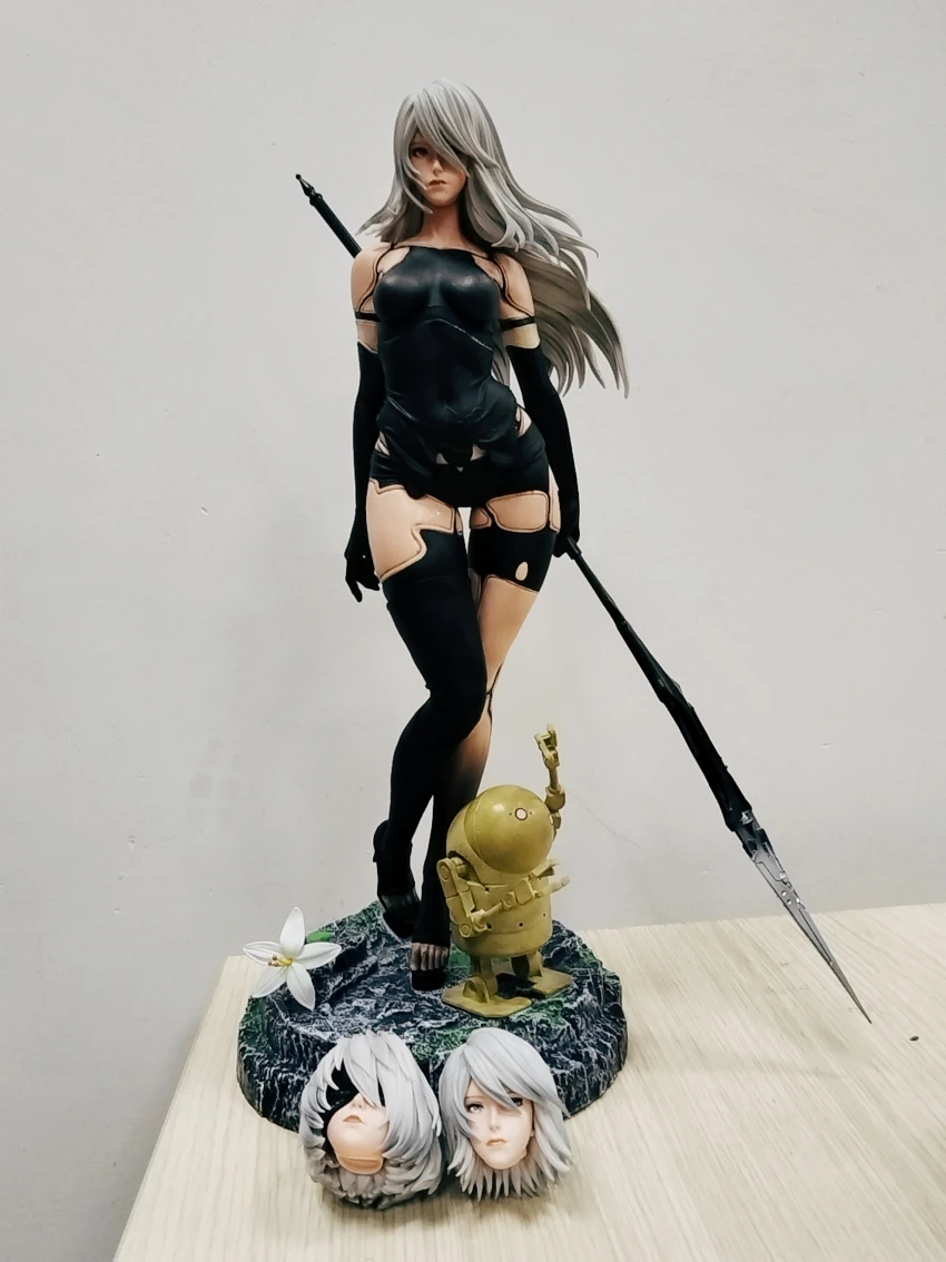 50CM NieR:Automata Game of the YoRHa No 2 B Type B 2B 2 A2 gk Figure PVC Action Figure Toy Statue Game Collectible Model Doll