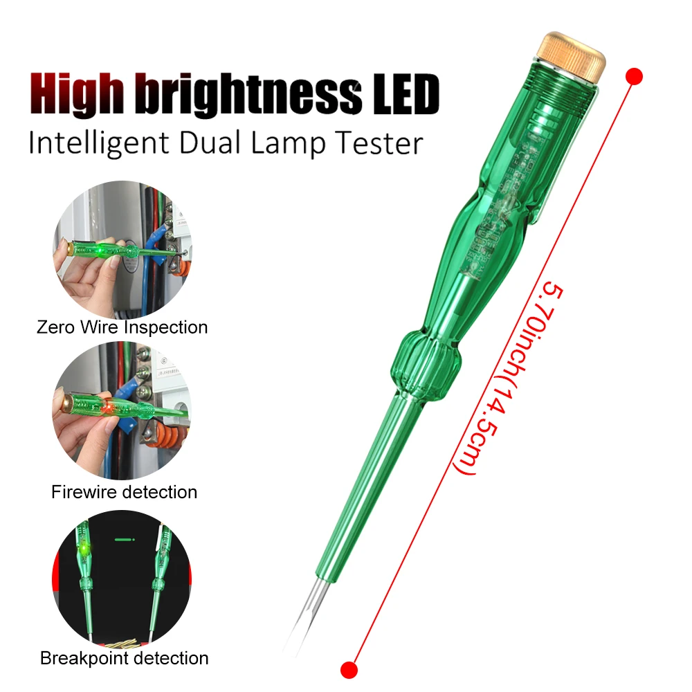 LAOA LED Portable Handheld Voltage Tester Pen Zero Line Induction Power Detector Voltmeter Tester Tools