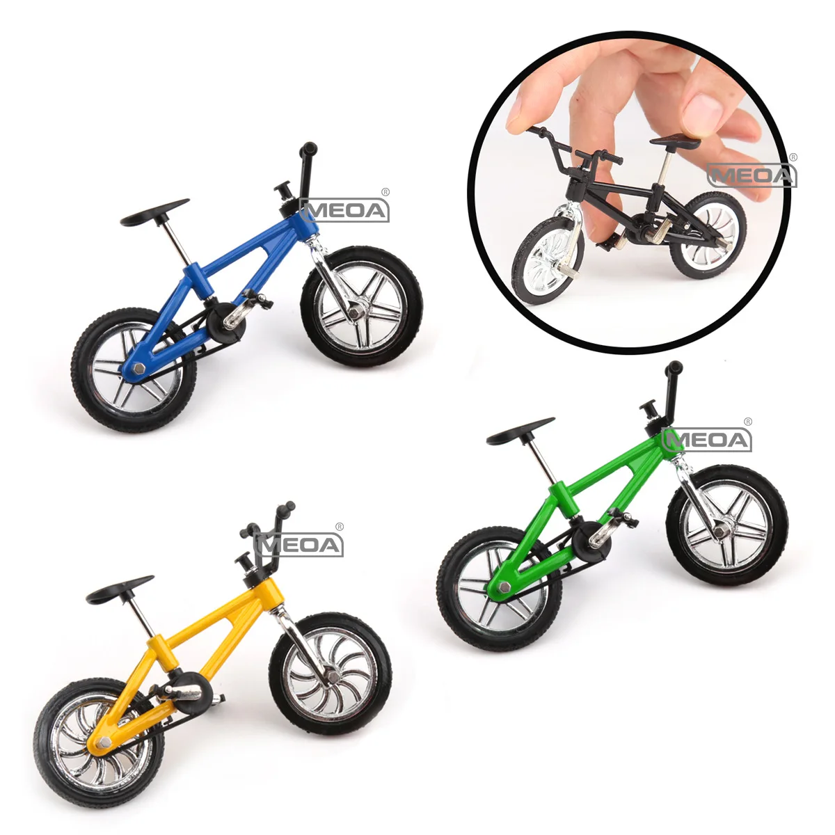 Frosted Alloy Finger Skateboard Box Kits Mini Bicycle Clothing Sports Pants Scooter Surf Board Indoor Home Leisure Toys