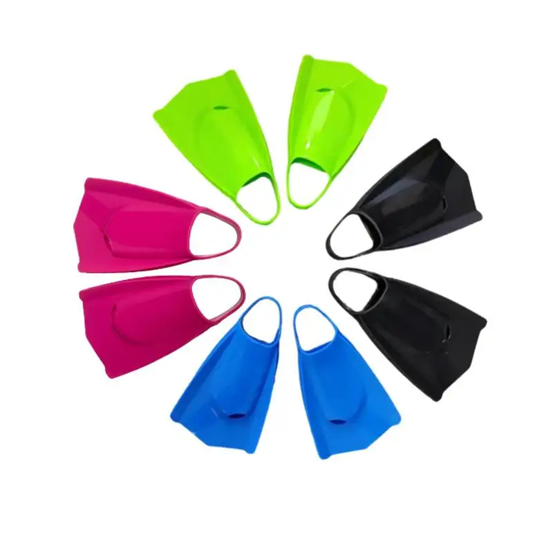 

Swimming Fins Men Silicone Short Flippers Children Professional Diving Flippers Duck Flippers Snorkeling Equipment Women