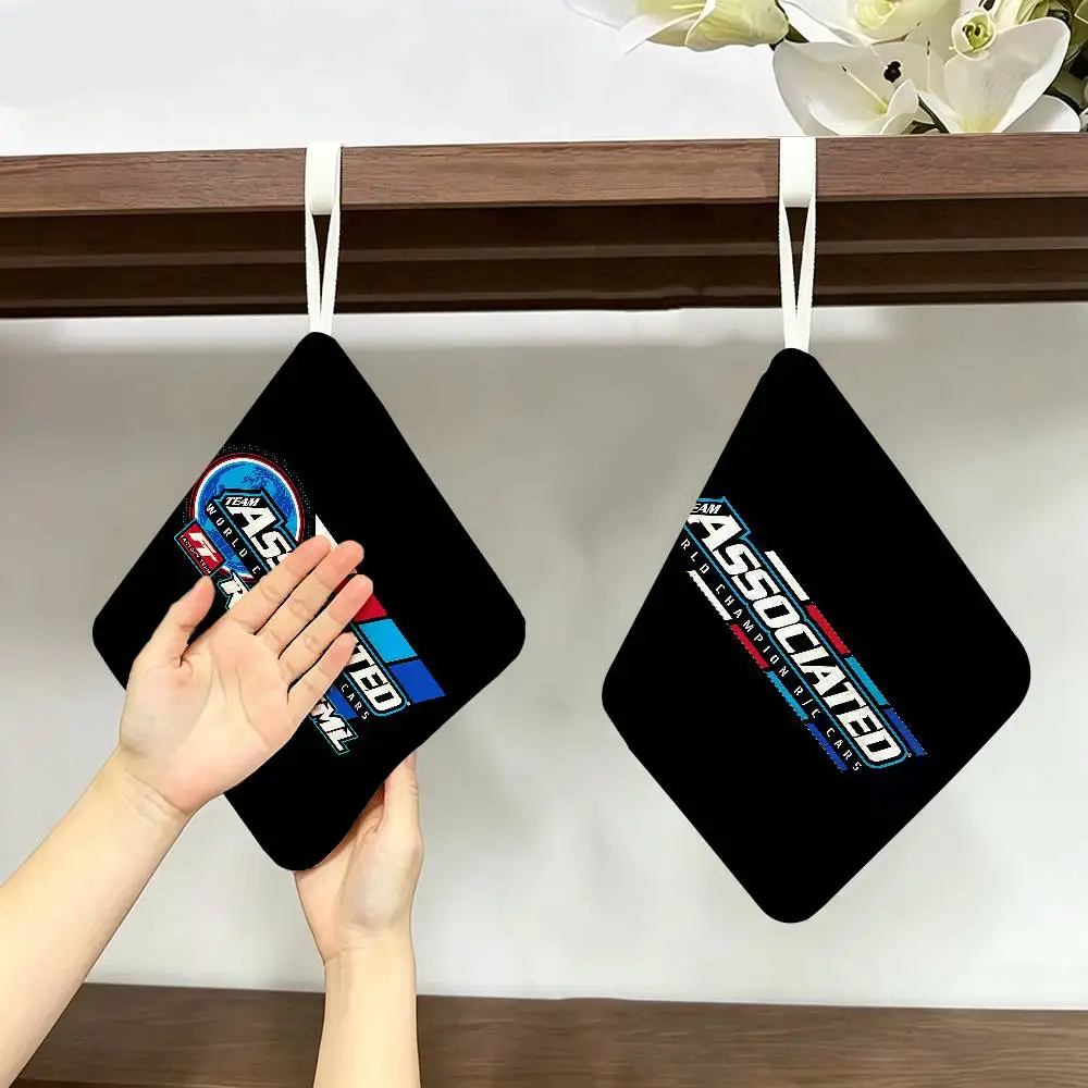 Rc Team A-Associated Soft Polyester Cotton Towel, Hanging Kitchen Style Hand Wiping Cloth for Restaurant Home
