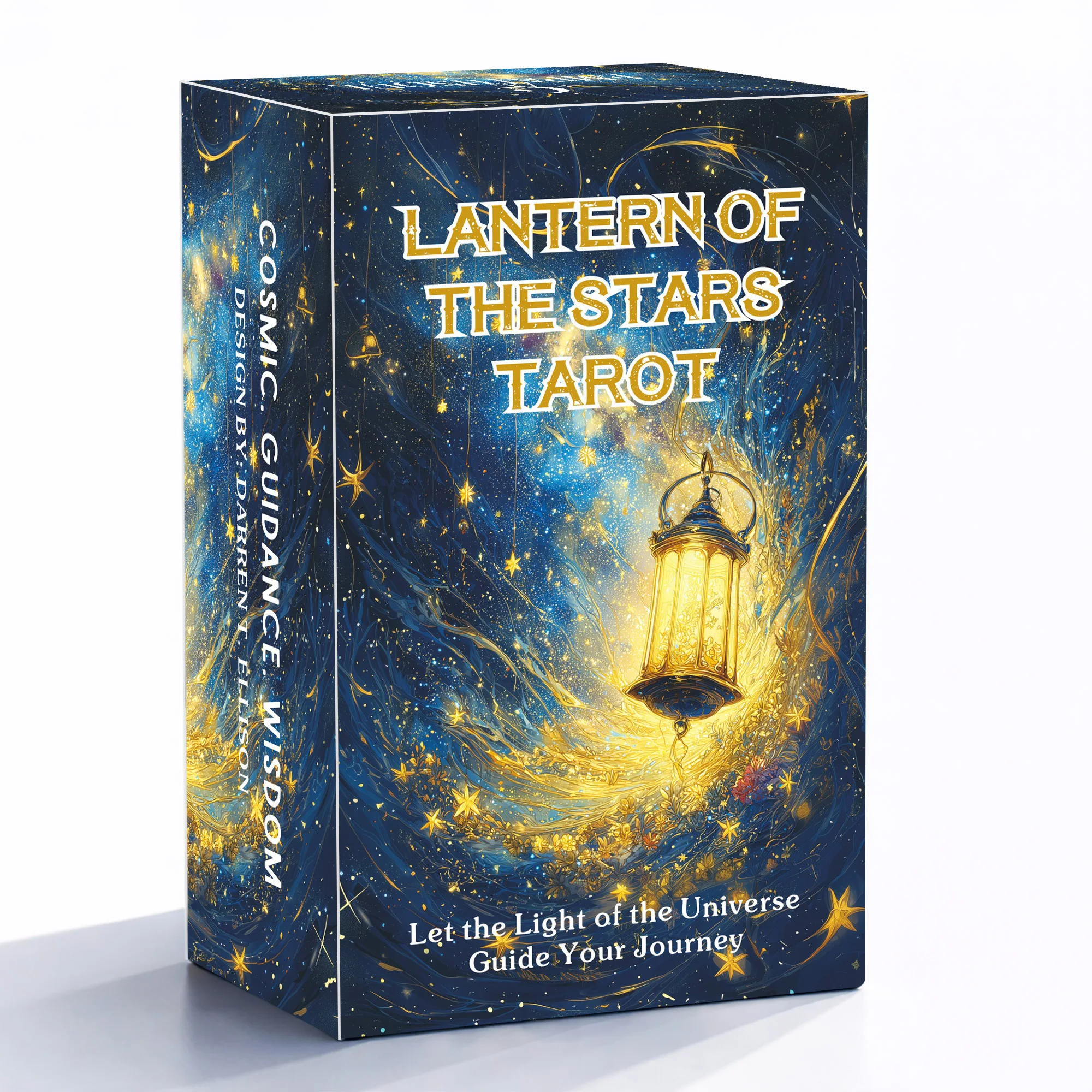 

Lantern of The Stars Tarot Cards, 78 Cards with Guidebook, Guidance & Spiritual Connection, Divination Tools, Card Games, 14+