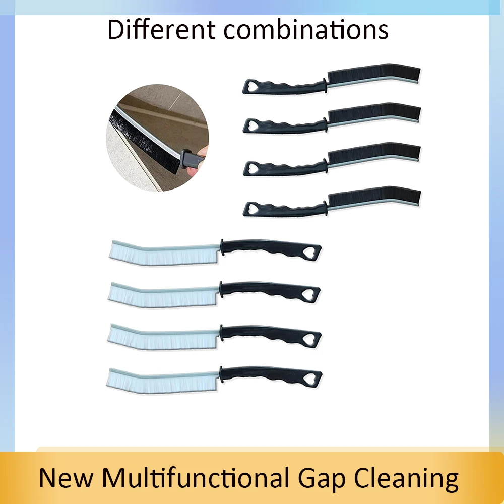 Multifuncional Gap Cleaning Brush, Ferramenta para Fenda, Dead Corners Brushes para Banheiro, Cozinha, Azulejos, Janela, Porta Slots, Novo