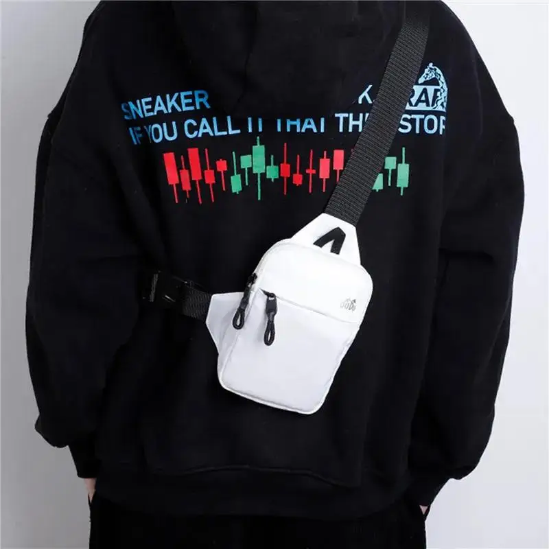 

Новая повседневная мужская сумка через плечо из нейлона, водонепроницаемая, для активного отдыха, бега, велоспорта, путешествий, с отделением для телефона