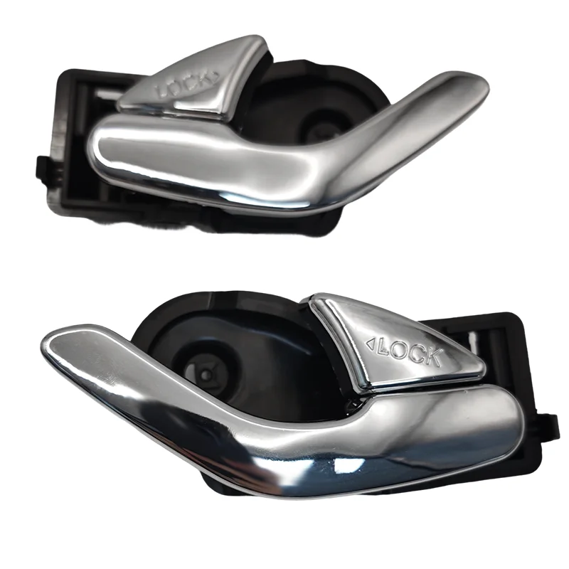 Car Door Interior Inner Inside Door Handle for Mercury Mariner 2005-2007 Mazda Tribute 2001-2004 Ford Escape 2001-2007 Chrome