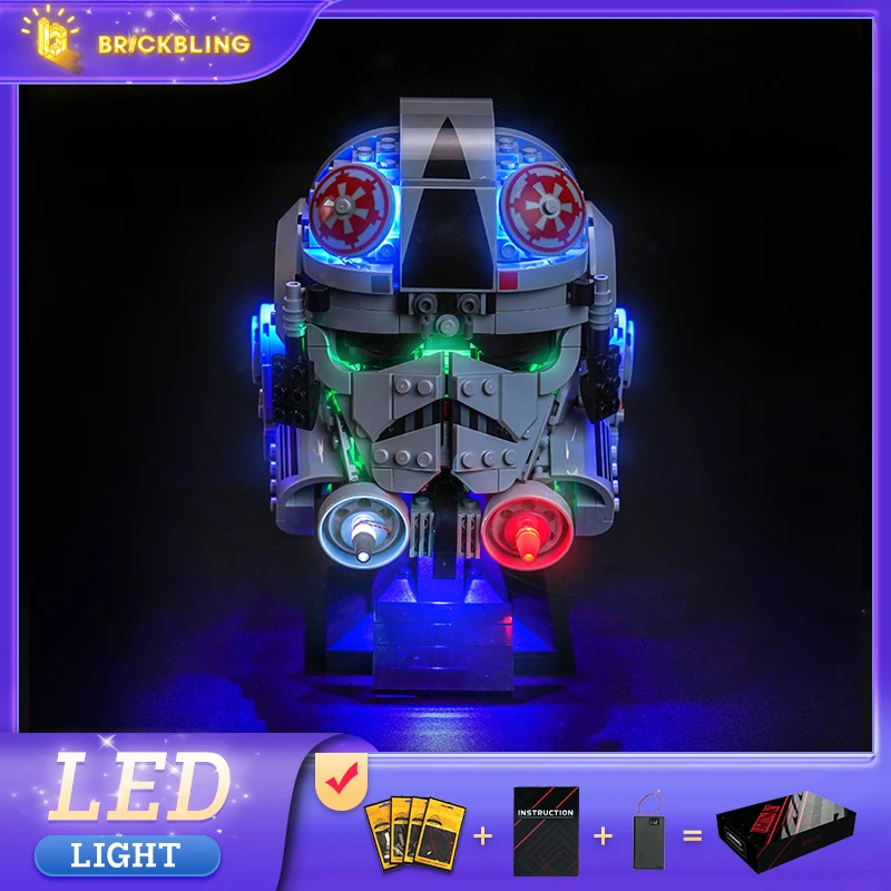 

Комплект светодиодного освещения Brick Bling 75429, подходящий для драйвера AT-AT ™ Подарок освещения строительного блока шлема (за исключением строительных блоков)