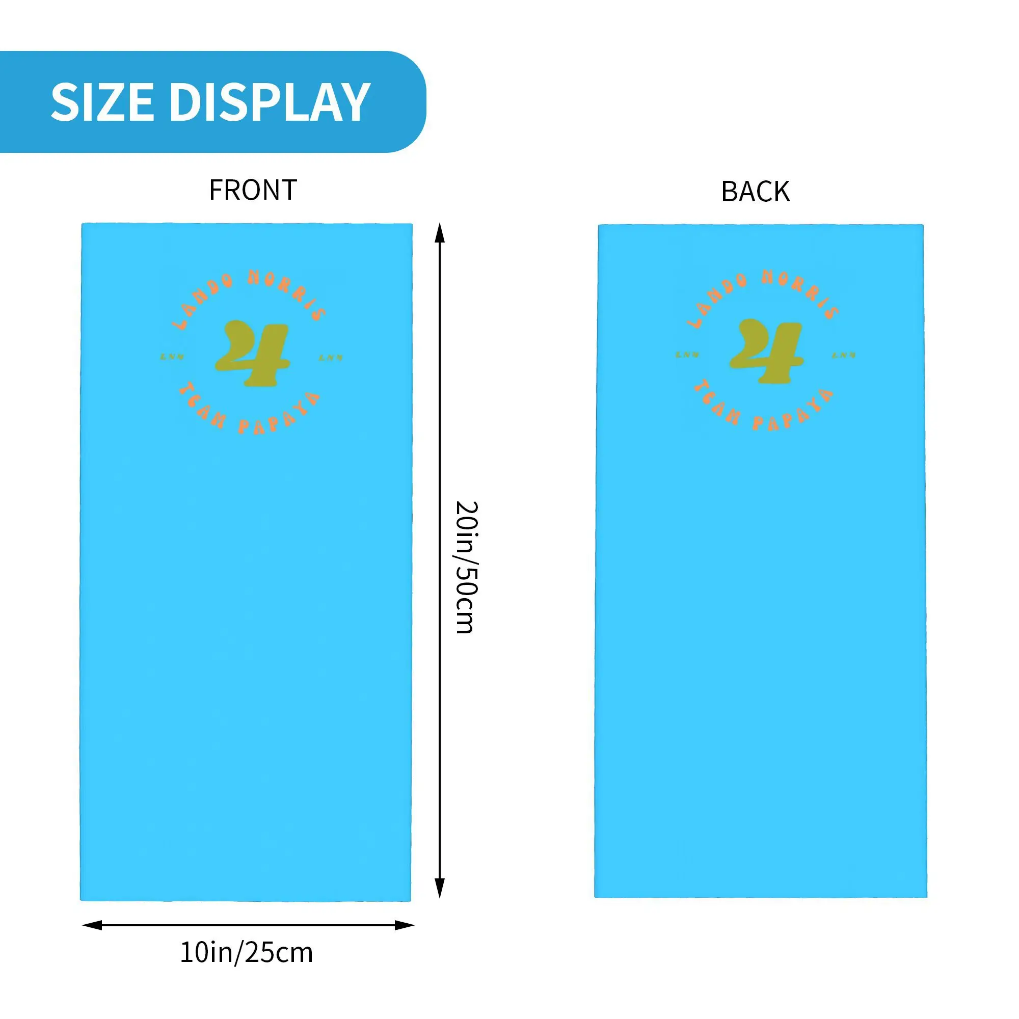 Lando Norris McLaren f1 papaya boy edition бандана на шею шарф с принтом теплая Балаклава для езды на велосипеде унисекс для взрослых всесезонный