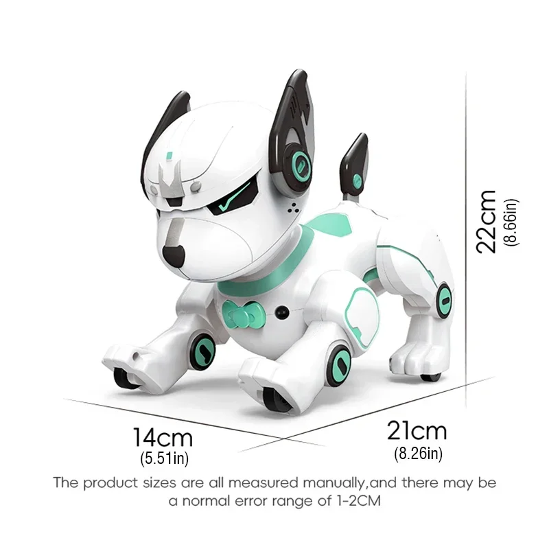 Fernbedienung Roboter Hund Interaktive Haustier Programmierbare Smart RC Tanzen Roboter Stunt Hund Elektronische Welpen Spielzeug für Jungen Mädchen Geschenke