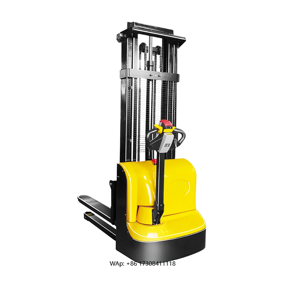 

Fully Electric Pallet Stacker 1.2tons 1.5tons Electric Pallet Truck Walking Stacker