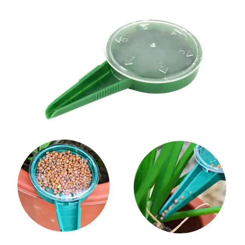 Multifunction lant Seed Sower File 5 Adjustable Planter Hand Held Seeding Dispenser Accessory Flower Grass Plant Seeder Garden