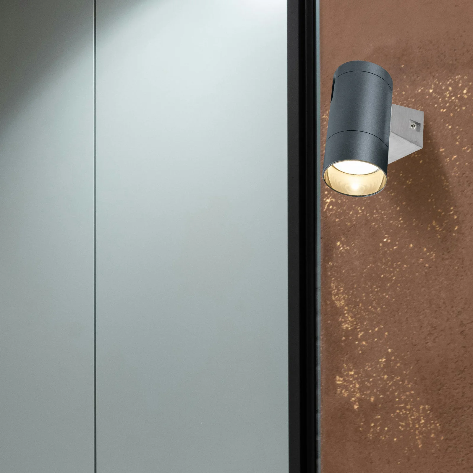 دعامة مصباح جداري من الألومنيوم، قاعدة معلقة متينة، تصميم بسيط، سهل التركيب لقاعدة مصابيح ديكور الإضاءة المنزلية #5