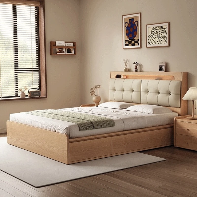 

ⅹ-Wooden Melamine MDF Chipboard Bedroom Set Furniture Modern King Size Beds&
