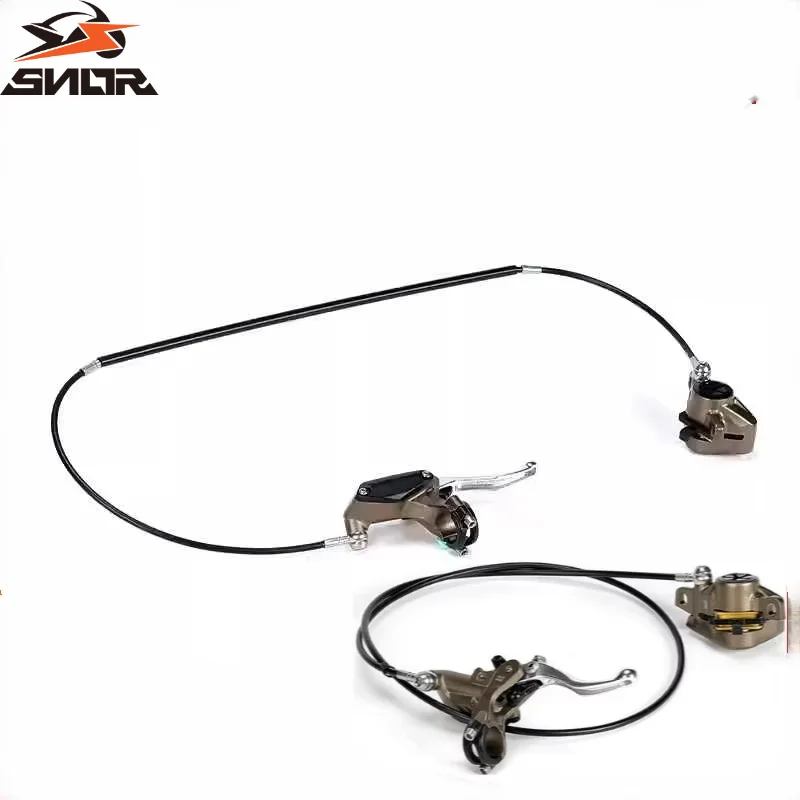SNOR Motorcycle Front Rear Brake System Integrated Brake Pump System Set For SURRON Hyper Bee Electric Dirt Bike Accessories
