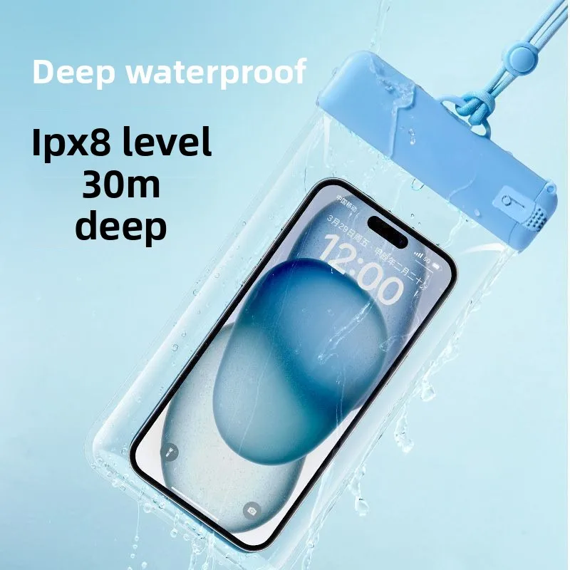 Bolsa impermeable para teléfono móvil con pantalla táctil para natación de conductor para llevar, bolsa sellada para Rafting a prueba de lluvia, buceo impermeable