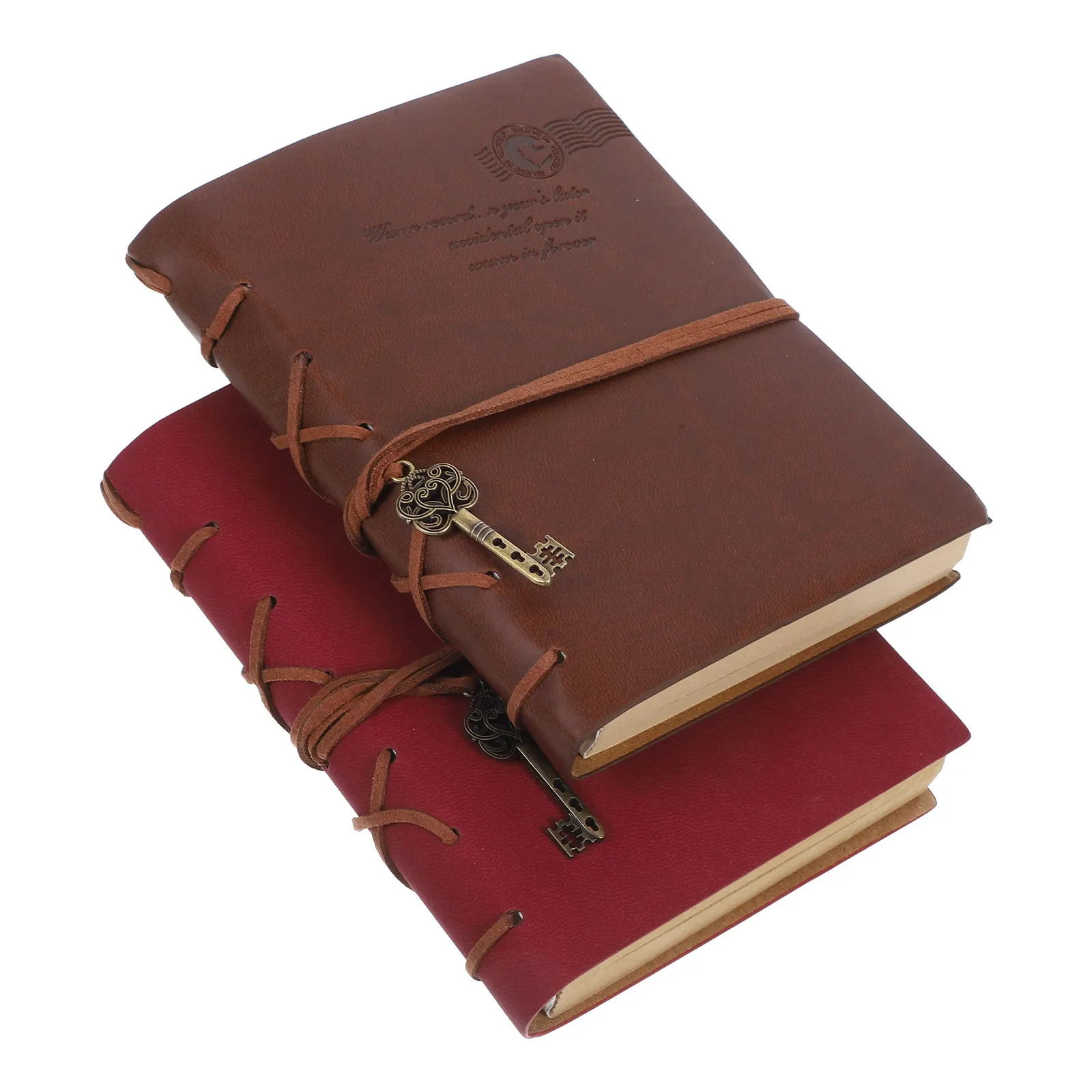 2pcs-vintage-pu-notebook-refillable-journal-retro-band-writing-diary-organizer-travel-sketch-book-daily-planner-for-men-women