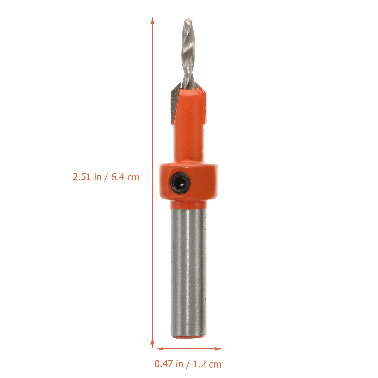 

3 Pcs Countersink Drill Bits High Speed Steel Wood Drilling Cork Tool Chamfering Countersink Easy Storage DIY Home