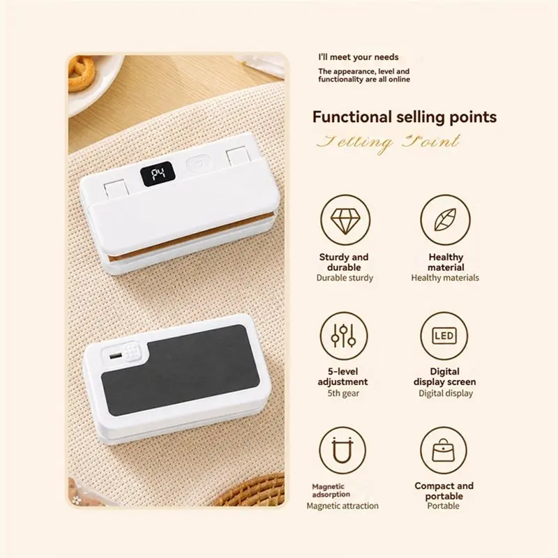 【THANKSGIVING DAY】Magnetic Fridge Decals For Chips Snacks Candies Bags Bag Sealer Portable Heat Sealer 6 Adjustable Gears Food S