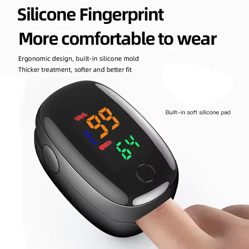 Medical Finger Pulse Oximeter SpO2 PR Oximetry Portable OLED Display Blood Oxygen Saturation Meter Heart Rate Monitor Pulsometer