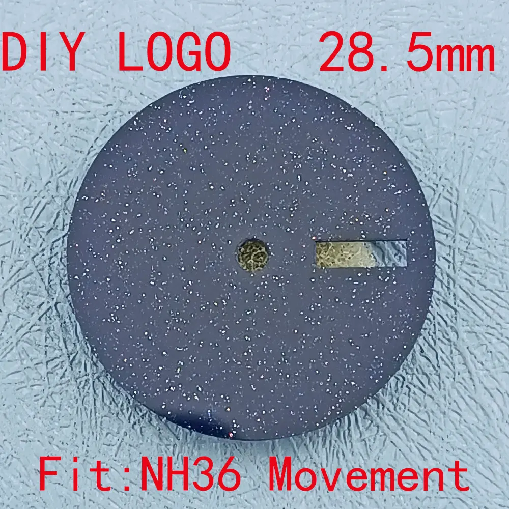 스타 NH35 NH36 시계 다이얼, NH35 NH36 무브먼트에 적합, 조립 시계 부품, 28.5mm