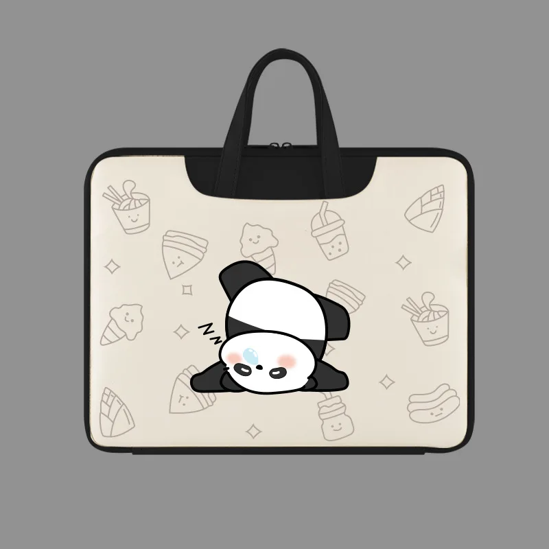 Bolsa para laptop para macbook air, capa de computador portátil à prova d'água pu 13.3 15.6 espaços, capa chromebook para huawei matebook d14 16