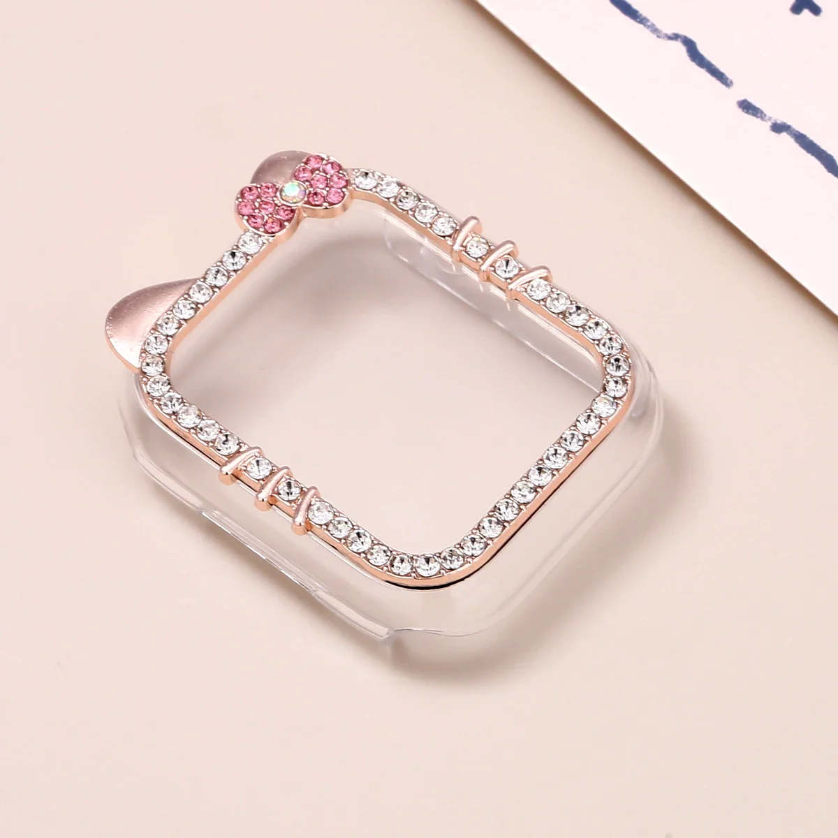 Protective Case for Apple Watch Case 9/8/7 41 46mm 45mm Bling Rhinestone Bumper Frame Cover iWatch Series 10/6/5/4 SE 40mm 44mm