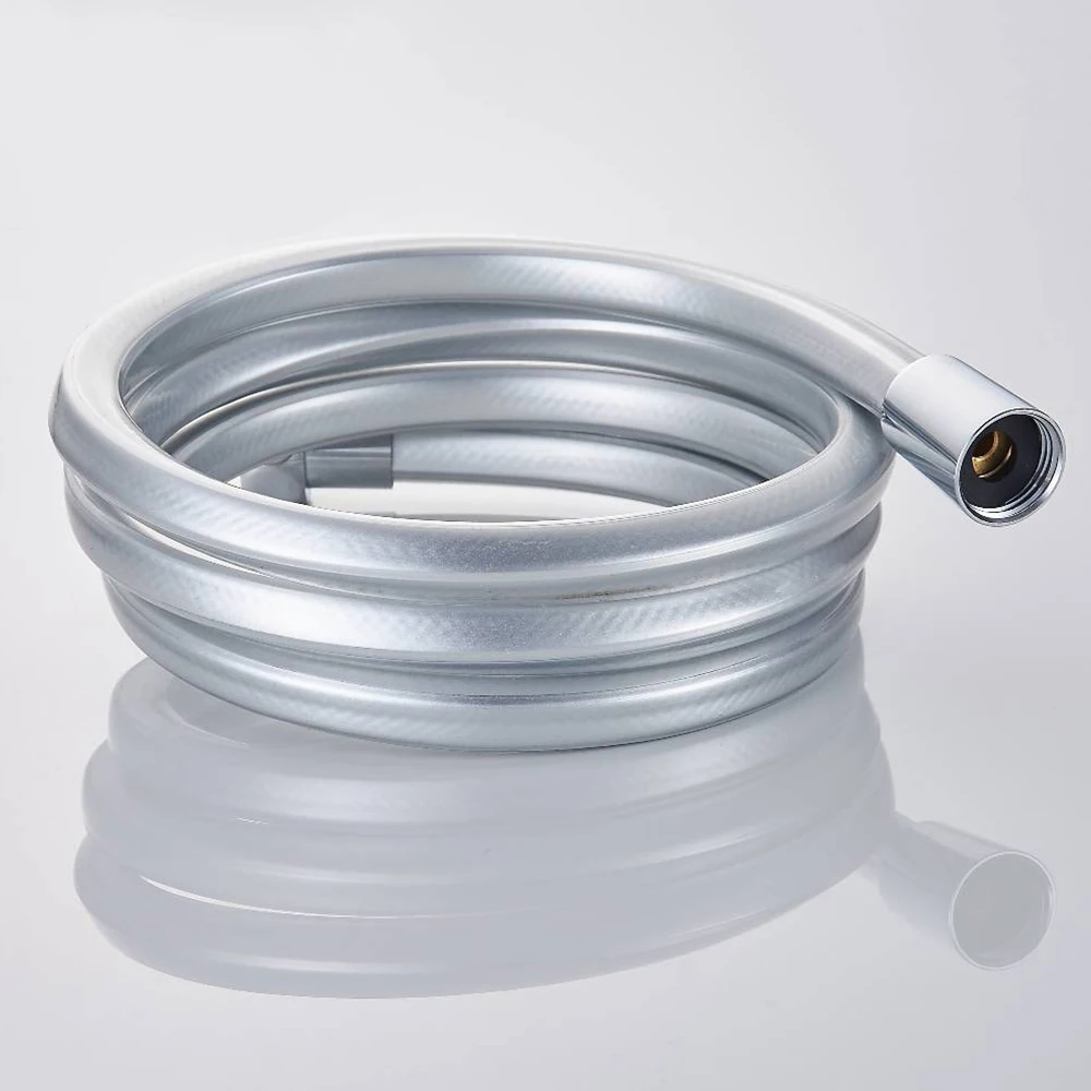 PVC Shower Hose Flexible Flexible Shower Tube for Bathroom Shower Head 1.5M Golden Silver Black Bath Shower Hose