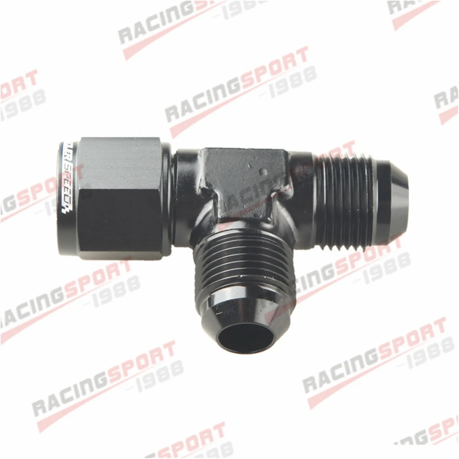 الألومنيوم مضيئة المحملة المناسب AN4 AN6 AN8 AN10 AN12 ذكر مع 4AN 6AN 8AN 10AN 12AN أنثى قطب على الجانب محول أسود