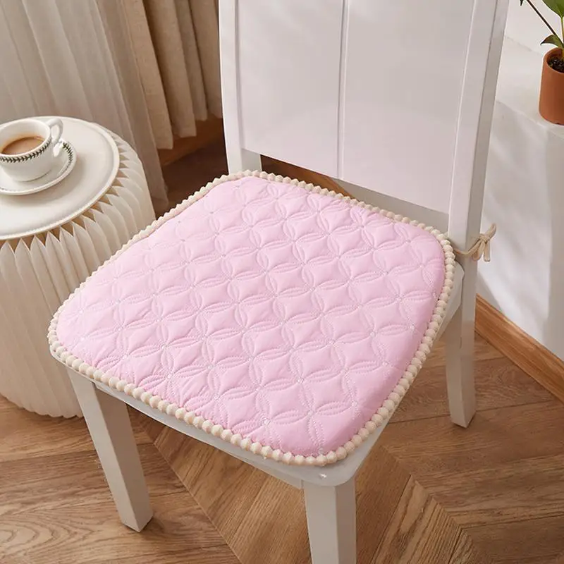 Dining Chair Cushions Chair Pad Dining Work Chairs Cushion Seat Rebound Pad Non-slip Ergonomics Work Seat Cover for Indoor