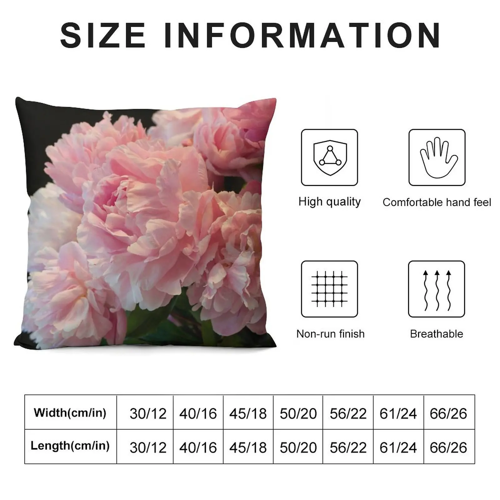 Pink Peony Passion Throw Pillow pillows decor home Decorative Cushions christmas pillow case pillow