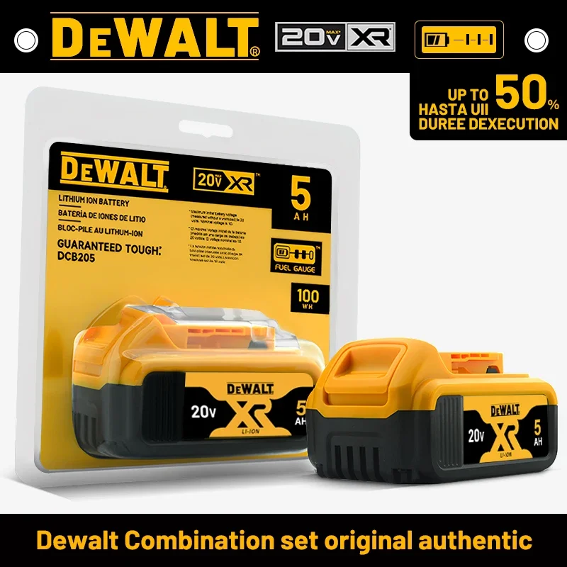 

Аккумулятор Li-Ion DEWALT 20V 2Ah 5Ah 6Ah для беспроводных электроинструментов Dewalt 20V: дрелей, молотков, пил (совместим с DCB208, DCB1880, DCB2104)