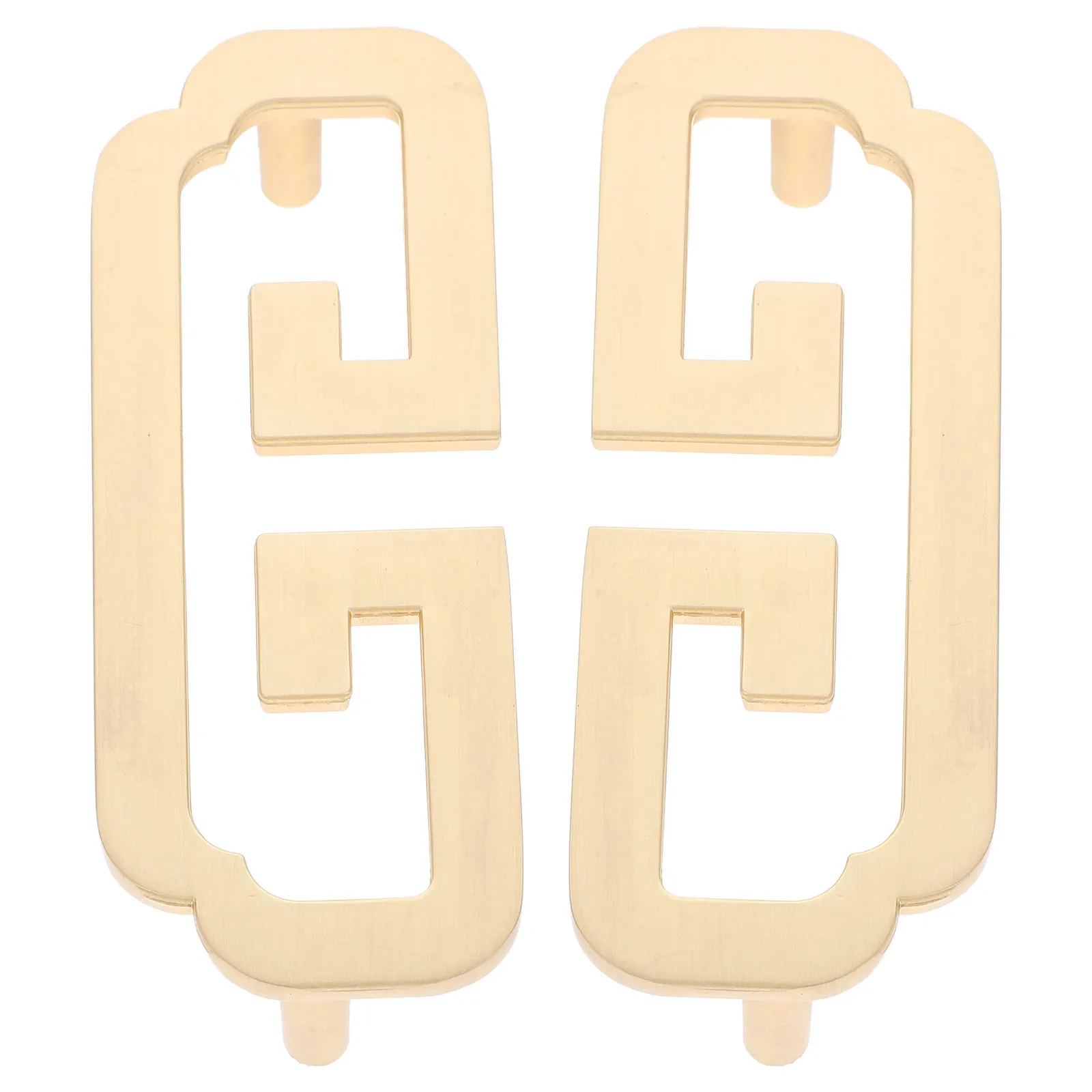 

2Pcs Half-Moon Cabinet Pull Handles Vintage Copper Finish for Closet Shoe Cabinets Dresser Hardware Kitchen Handles