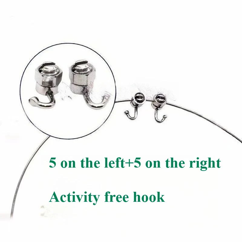 Dental Materials Orthodontic Traction Hook Elastic Metal Active Free Towing Hook Easy Adjust Disassemble Orthodontic Treatment