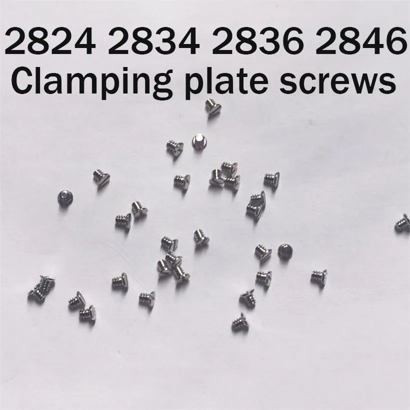 10 Pieces Clamp Plate Screw Watch Accessories Are Suitable For 2824 2834 2836 2846 Movements Clamp Plate Screw Movement Parts