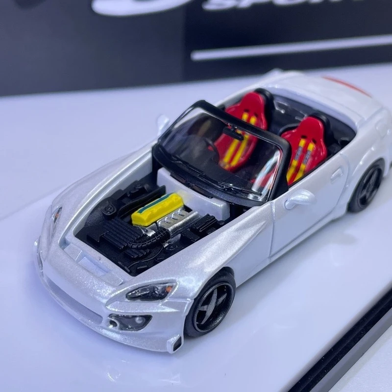 For MT 1:64 Honda S2000 JS Racing 1:64 alloy car model simulation ornament high-end