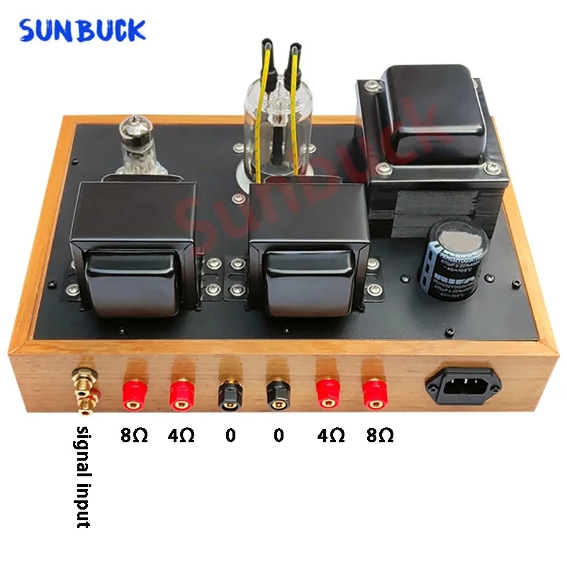 Sunbuck 6N2 pushes FU19 2.0 9W wzmacniacz lampowy 0 dolny szum Stereofoniczny wzmacniacz lampowy Audio