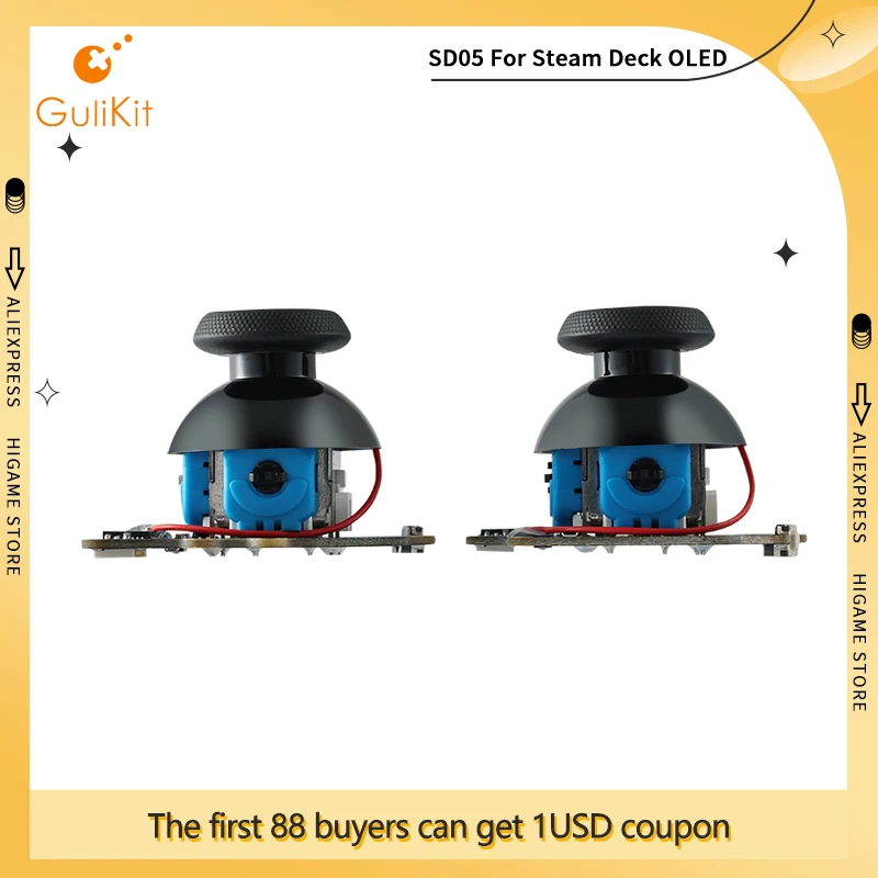 

GuliKit Electromagnetic Joystick Module For Steam Deck Oled Replace For steam deck oled remote lever With long service life SD05