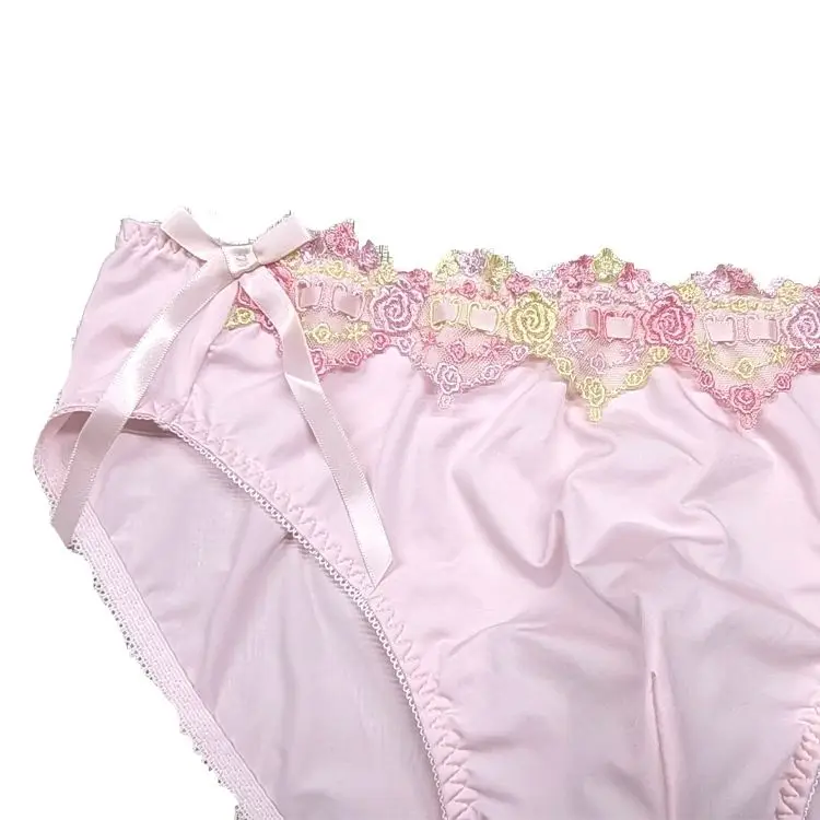 Handmade Man\'s Lace Soft Silky Touch Briefs Live Show Dance Panty DJ Club Sexy Costumes Private Party BF Harajuku