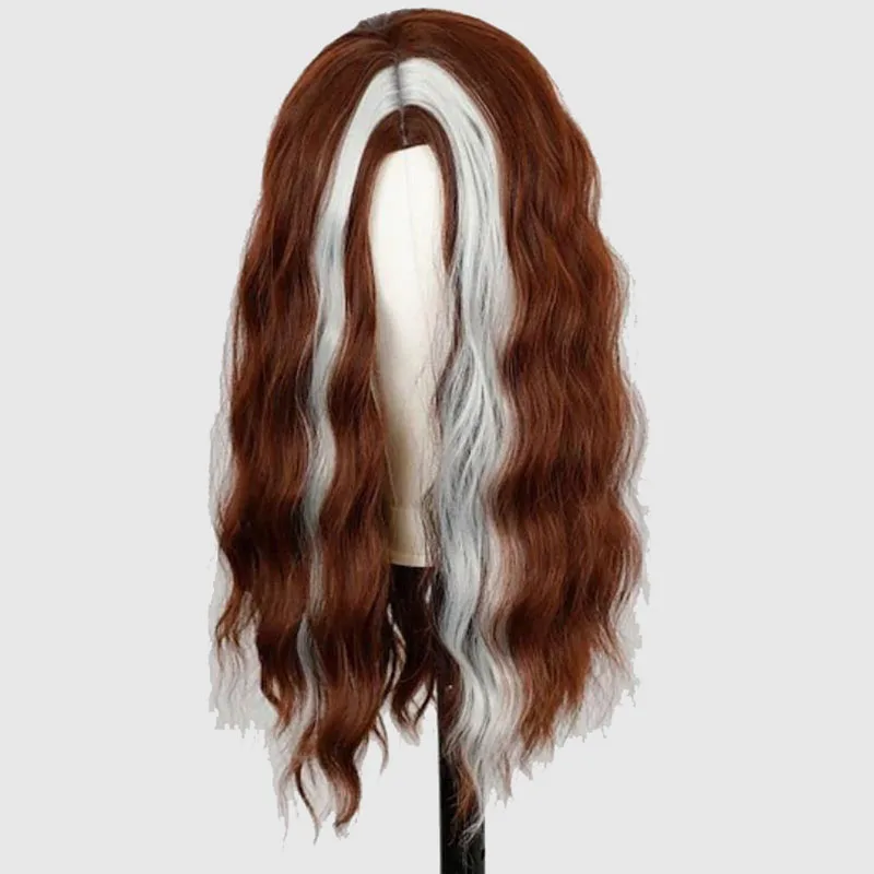 Wave Rolled Long Hair, High-Temperature Fiber Wig And Hair Cover, Various Styles Are Hot Selling And Fashionable