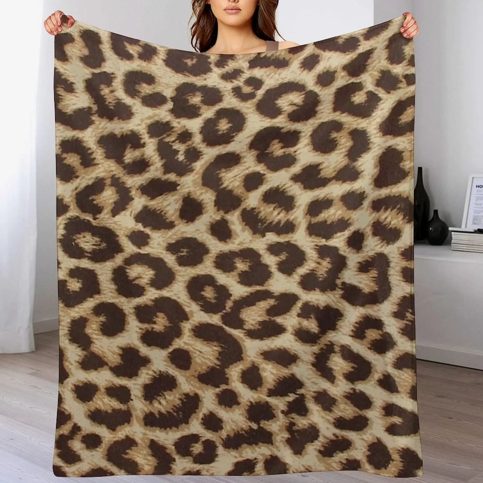 

Leopard Print Throw Blanket Large Furrys Cute Weighted Blankets