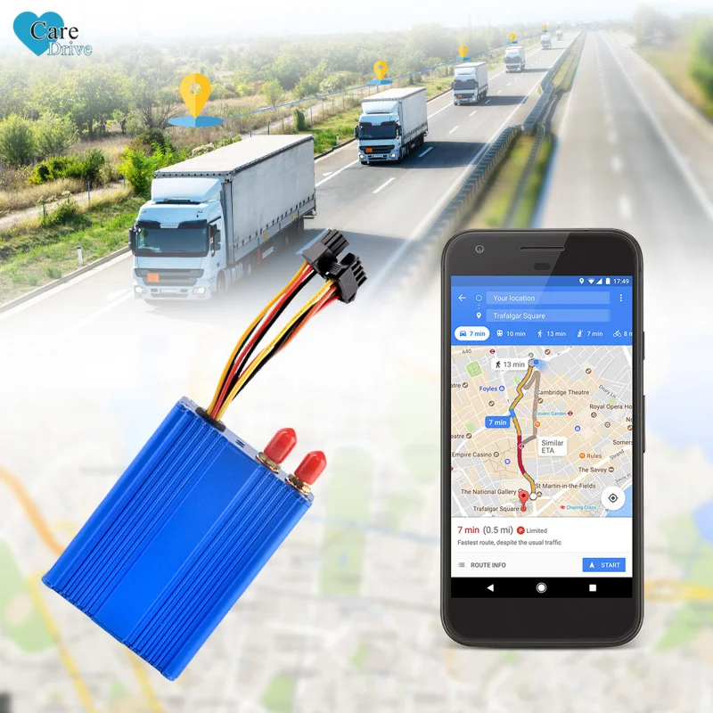 Caredrive 2025 Car GPS Tacker مع 4G GPRS إنذار مقاوم للماء وجهاز تتبع G60 3 ساعات 2 سنة TCP Android App لعرض المسار #1
