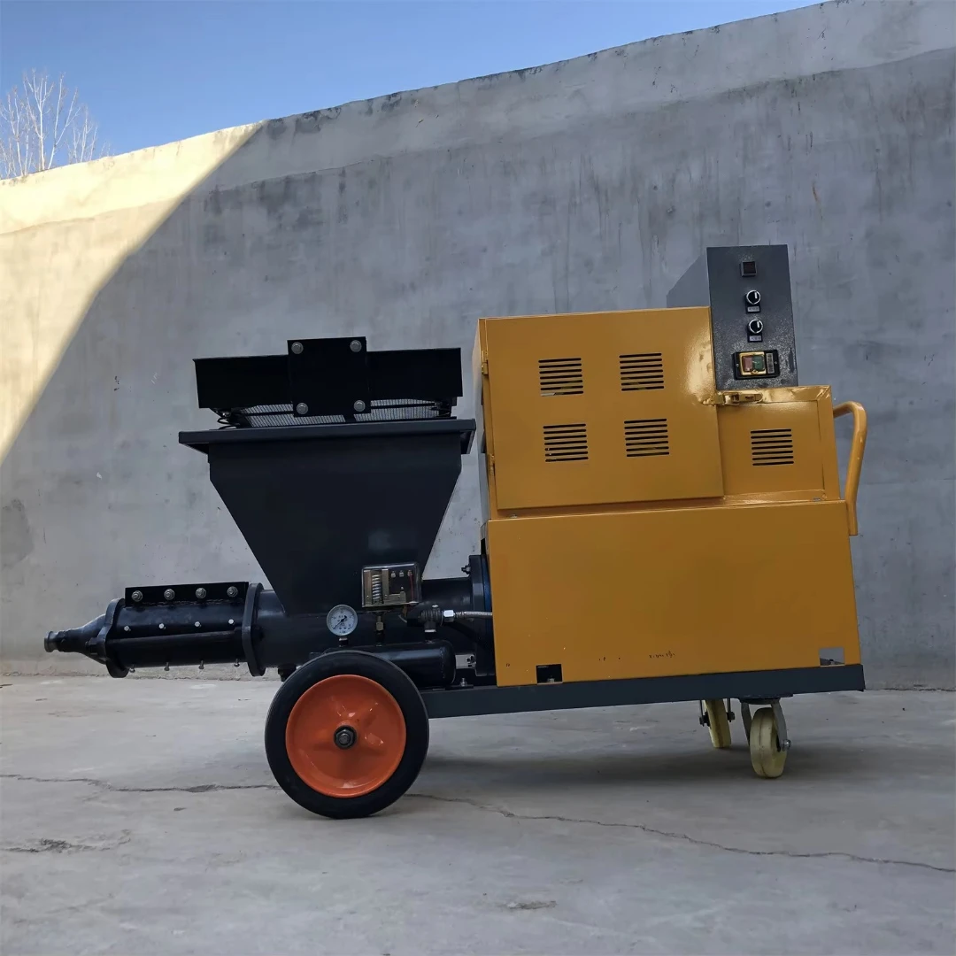 

Durable Cement Spraying Machine Wall Rendering Sprayer 220V Electric Power Energy Saving Construction Tool