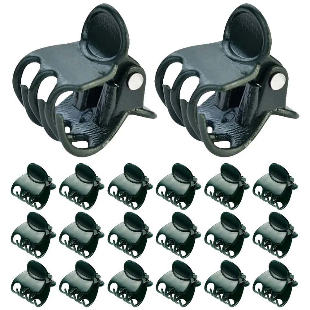 

80 Pcs Gardening Support Rod Climbing Plant Clip Stakes Vine Stem Clips to Clamp