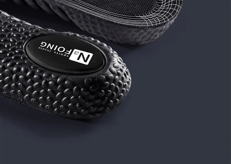 1 Paar höhenvergrößernde Einlegesohlen für Füße, PU-Memory-Schaum-Schuhpolster, atmungsaktive orthopädische Fersenlift-Einlegesohle für die Sport-Laufpflege – Detail 15