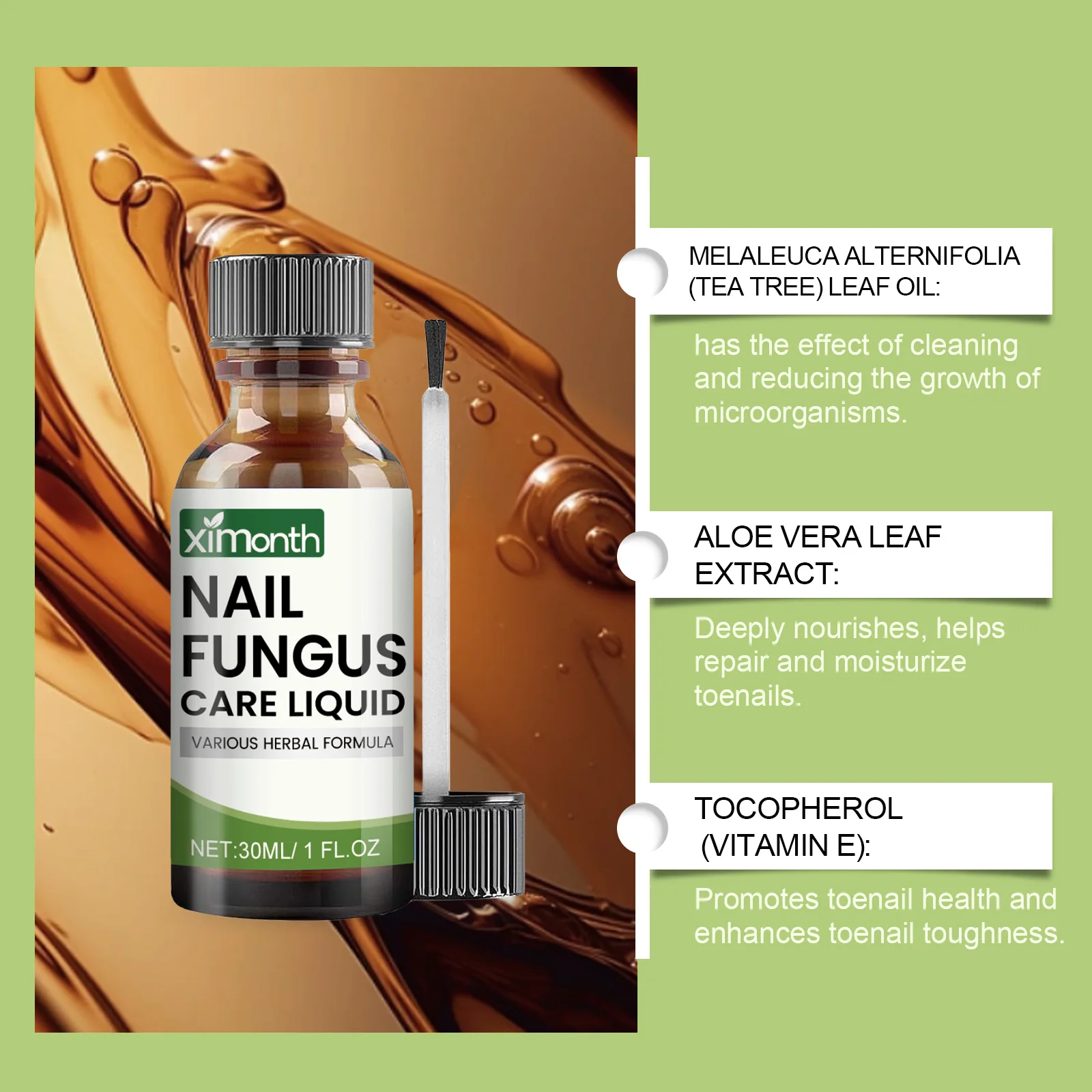2026 Nail Fungus Care Solution Anti-Infection Onychomycosis Repair Damaged Cracked Hand Foot Nail Manicureed Health Care Essence